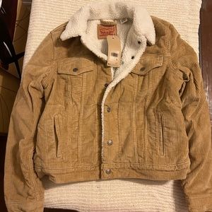 Levi's Women's Brown Corduroy Teddy Jacket